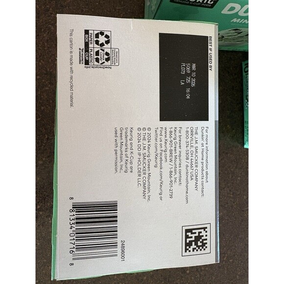 NEW Dunkin’ MINT CHIP Dark Roast Coffee Keurig K-Cups 3 - 10ct Packs  EXP 3/2026 - Picture 4 of 6